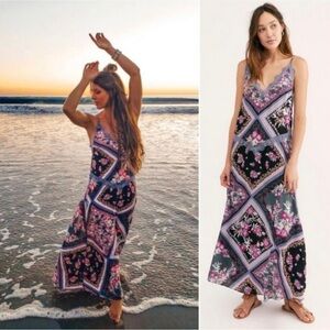 NWOT - FREE PEOPLE STEVIE MAXI SLIP DRESS - LARGE